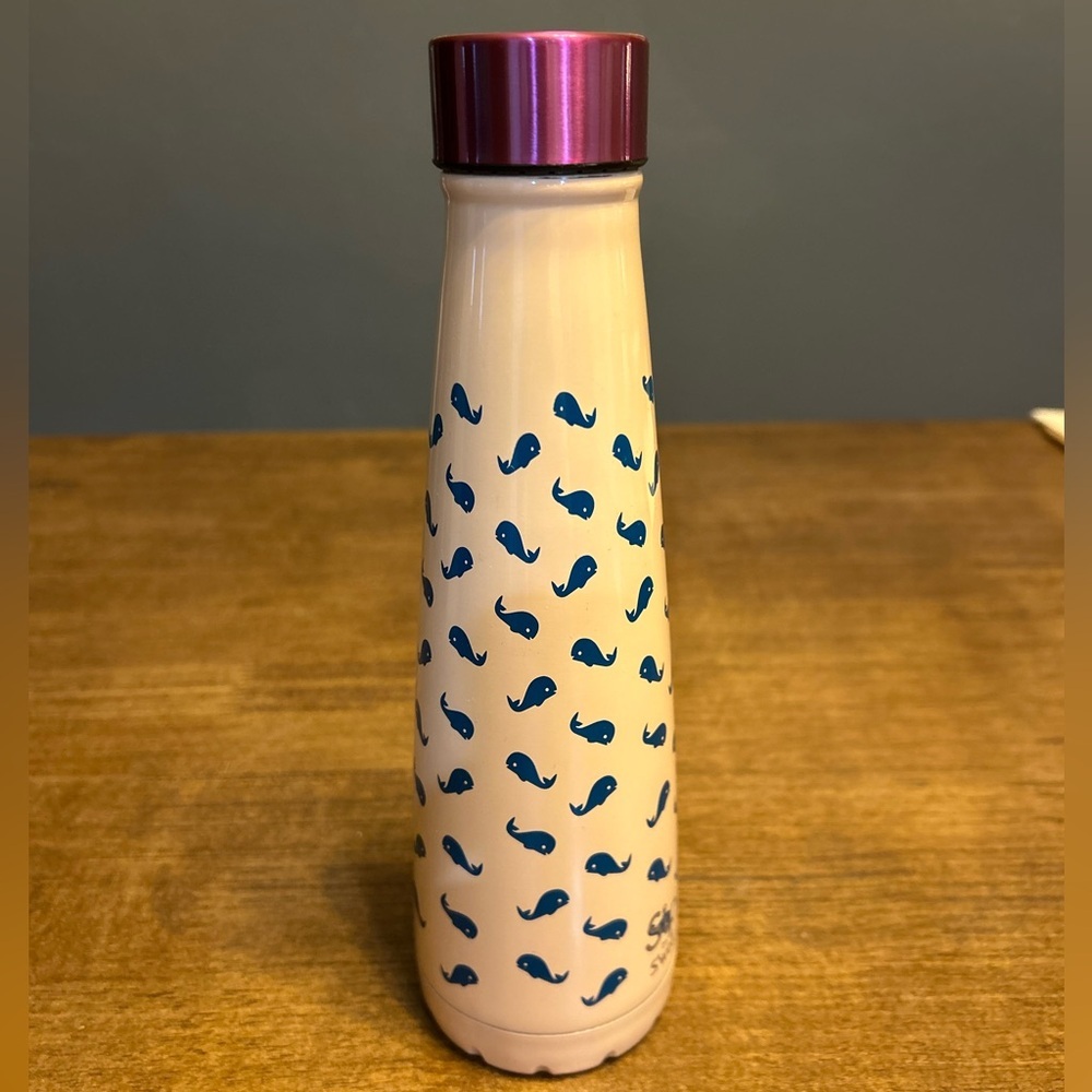 S’ip by S’well Stainless Steel Pink Whale Watch 15 oz Water Bottle - Picture 5 of 8